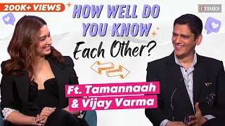 Tamannaah Bhatia V/S Vijay Varma: How Well Do You Know Each Other? | Sujoy Ghosh | Lust Stories 2