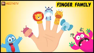 Finger Family Song | Tommy Thumb | Nursery Rhymes | baby songs | MeethiTv