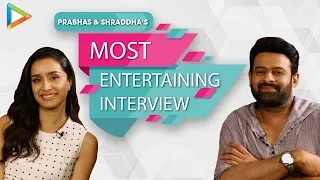 EXCLUSIVE SAAHO INTERVIEW with Prabhas & Shraddha | EPIC Quiz & Rapid Fire | SRK | Fan Questions