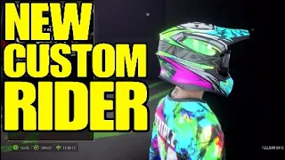 Supercross 2 Rider customization.New Custom Rider