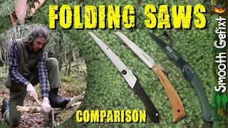 Best Folding Saw? – Comparison: Opinel No 18 vs Bahco Laplander vs Silky Gomboy 210 | Bushcraft Saws