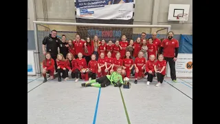 Mädchen-Hallenstadtmeisterschaft 2024: TuS Saxonias U13-Mädchen sind Vize-Meister