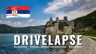 DRIVELAPSE • KLADOVO, TEKIJA, DONJI MILANOVAC, GOLUBAC • SERBIA 🇷🇸 • 2023 • 4K