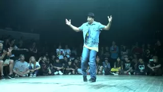 WAPPER(BORN 2 FUNK) vs SALAH(VAGABOND CREW) DANCE@LIVE 2014 FREESTYLE KANTO CHARISMAX vol.2【FINAL】