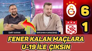 ÜMİT KARAN STÜDYODA ZEVKTEN DÖRT KÖŞE OLDU, batuhan karadeniz, Galatasaray 6-1 Sivasspor Maç sonu