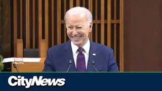 President Joe Biden takes shot at the Toronto Maple Leafs