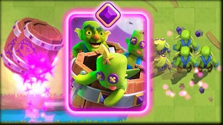 WITHZACK JUEGA CON EL NUEVO BARRIL DE DUENDES FAKE EVOLUCIONADO EN CLASH ROYALE