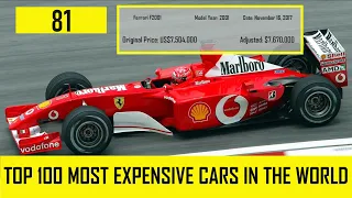 Top 100 MOST EXPENSIVE CARS sold at auction 2019