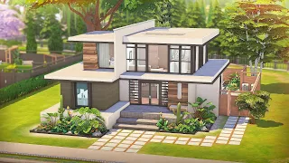 Warm Contemporary Family Home ☀️ | The Sims 4 Speed Build