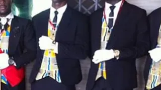 KANTANKA PALLBEARERS NKAWKAW DEMONSTRATE MEME CASKET DANCE.