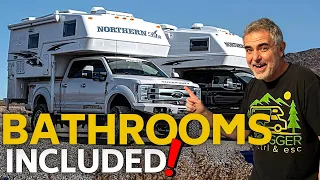 3 Northern Lite Truck Camper Floor Plans - FOUR SEASON CAMPERS