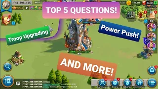 Devils Top 5 Questions Asked - Tips & Tricks - Rise of Kingdoms