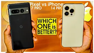 WHICH IS BETTER!? iPhone 14 Pro Max vs Pixel 7 Pro Review BRUTALLY HONEST