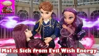 Mal is Sick from Evil Wish Energy - Part 14 - Descendants Star Darlings Disney