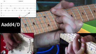 David Guetta - Titanium (HD guitar intro lesson)