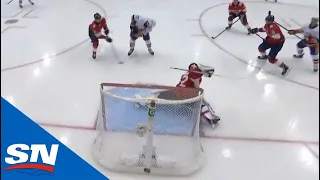 Sergei Bobrovsky Makes Two Point-Blank Saves With Anders Lee On The Doorstep