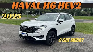 GWM Haval H6 HEV2 linha 2025 agora com teto de série