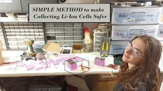 Safe EZ Method to Re-use Up-cycle Lithium 18650, 26650, 32650, 21700 Li-Ion Batteries (parts below)