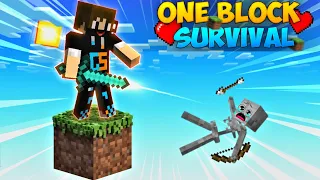 [ Don't Miss ] 😍 First Day In Minecraft ONE BLOCK | Minecraft One Block Survival Series Ep:-1