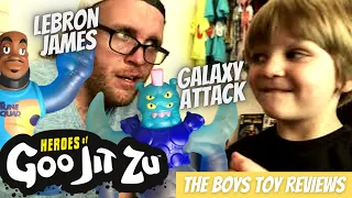 Heroes of Goo Jit Zu Galaxy Attack vs Space Jam Super LeBron James Goo Jit zu !