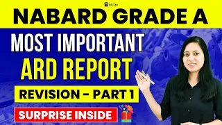 ARD Reports Revision | ARD Current Affairs | Important Reports For NABARD Grade A | EduTap NABARD