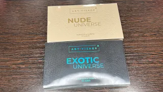 Новые тени от ART-VISAGE “EXOTIC UNIVERSE” и “ NUDE UNIVERSE “. А так ли они хороши 🤔