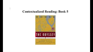 Homer Odyssey Book 5 Contextualized Reading