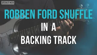 Blues Shuffle in A (124bpm) Robben Ford style Guitar Backing Jam Track