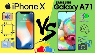 IPHONE X vs SAMSUNG GALAXY A71