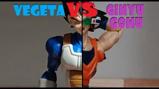 Vegeta VS Ginyu Goku (Stop Motion)