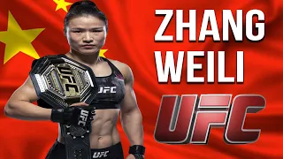 ZHANG WEILI (CHINA)  All UFC Fights | THE BEST MOMENTS