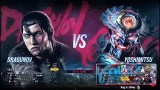 JDCR (dragunov) VS eyemusician (yoshimitsu) - Tekken 8 Rank Match