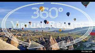 VR 360° Hot Air Balloon Ride in Cappadocia (Insta 360 One X) with link to track recording