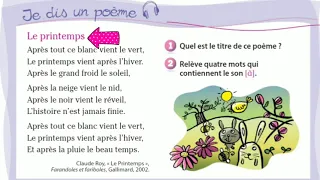 Poème : Le printemps