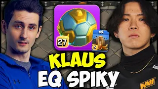 Can I COPY Klaus MAX SPIKY Ball Attack in War? Let's Find Out!!