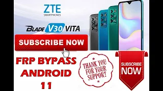 All ZTE Blade Frp Bypass ANDROID 11/12 | ZTE BLADE V30 Vita Google Account Remove Without Pc 2023