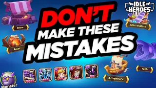 Idle Heroes - DON'T Make These 10 Mistakes!!!
