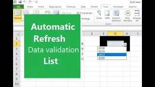 Data validation list with UNIQUE values in column - EXCEL