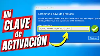 ✅🔑Cómo SABER mi CLAVE de WINDOWS 11, 10, 8, 7 - SIN PROGRAMAS