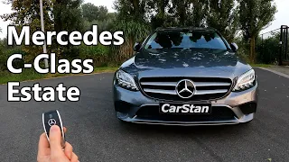2019 Mercedes C-Class Estate Night POV Test Drive: C200d MT with 160 PS / 158 HP