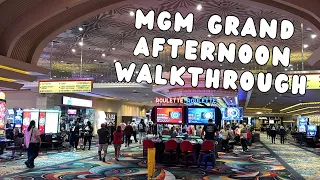 Afternoon MGM Grand Walking Tour | Las Vegas Hotel & Casino Walkthrough