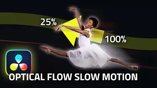 FAKING Slow Motion with OPTICAL FLOW - DaVinci Resolve TUTORIAL