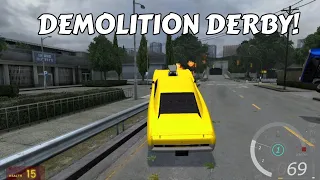 DEMOLITION DERBY IN GMOD! - Garry's Mod Sandbox