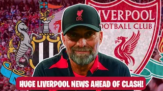 HUGE Liverpool News Ahead Of Newcastle United Clash!