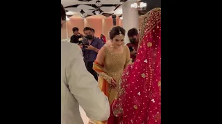 Minal khan Nikkah Minal's very beautiful video Aiman khan and mother so emotional #minalkhan #aiman