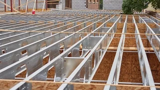 Wood-Framed Buildings Benefit From Composite TotalJoist Steel Construction - Installation Video