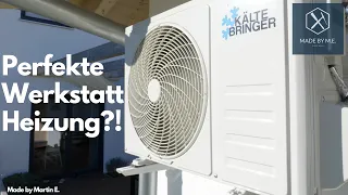 Die beste Werkstattheizung | TOP Preis Leistung | Montage einer Split Klimaanalge / Wärmepumpe