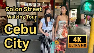 Philippines Walking Tour Meets Stunning, Beautiful  Filipinas in Colon Street : Cebu City