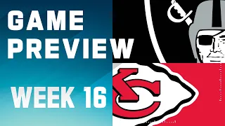 Las Vegas Raiders vs. Kansas City Chiefs | 2023 Week 16 Game Preview