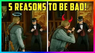 5 Reasons Why Being A Bad, Dishonorable Outlaw Is BETTER In Red Dead Redemption 2! (RDR2)